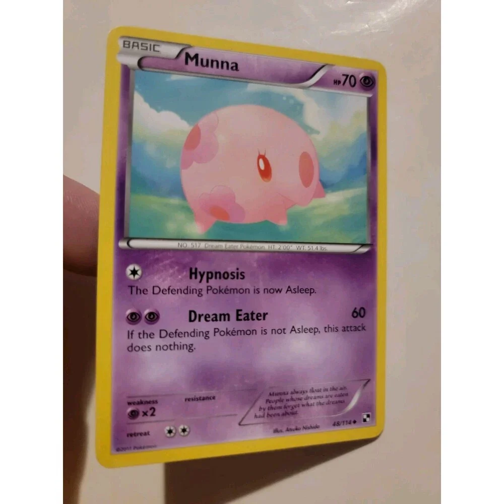 2011 Munna Pokemon Card 48/114